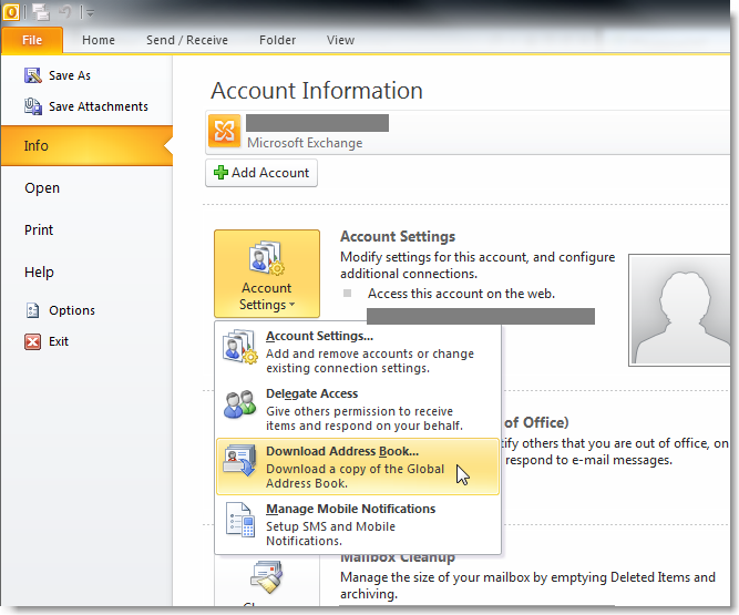 OutlookAddressBookView 2.43 downloading