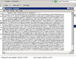 SSLCertcopytoCSR
