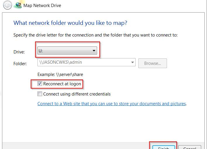 Windows 7 networking basics – How to map a drive between two computers in a WORKGROUP – not joined to a domain
