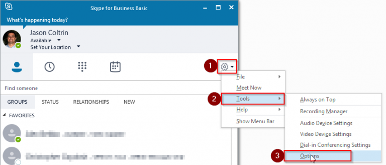 remove cached skype for business login